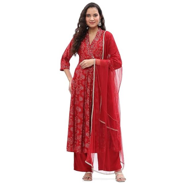 Red Womens Kurta Sets